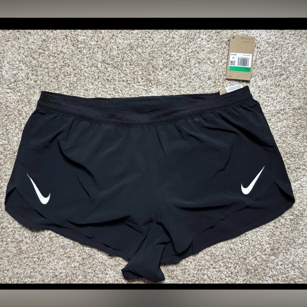Nike Men's Black Running, 5k, marathon Shorts